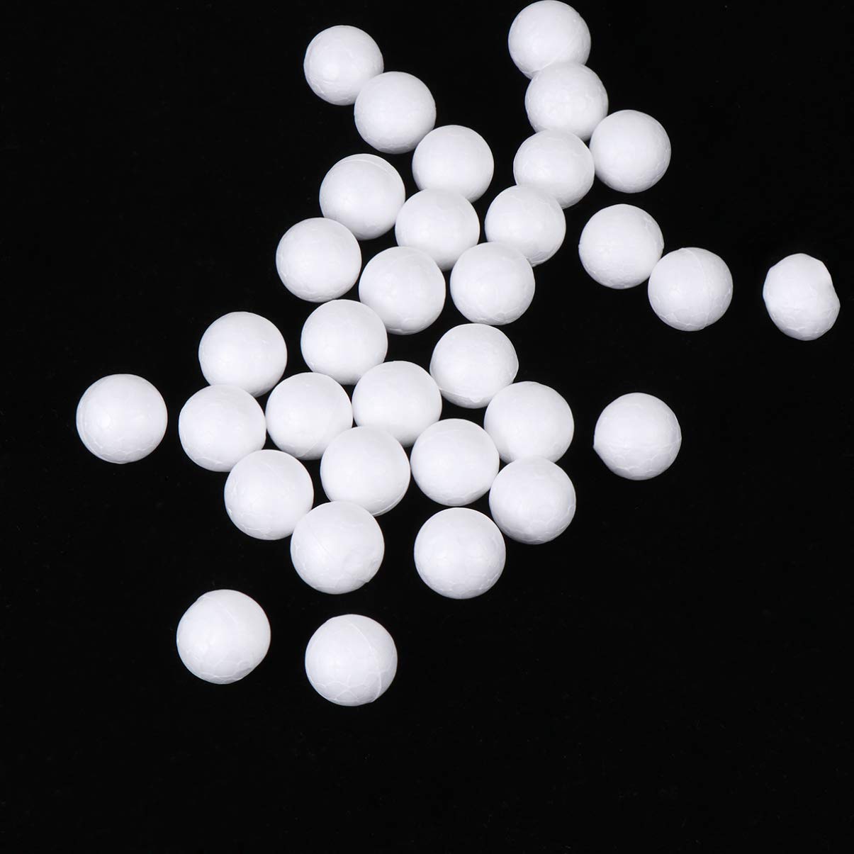 100 Boules De Mousse Blanche 4 Cm - Pour Décorations Noël, Mariage, Bricolage - Idéales Création Ornements Et Modélisation - 14