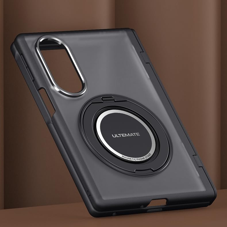 Custodia magnetica compatibile con Samsung Galaxy Z Fold 8 (nero, schermo HD)