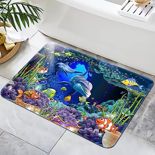 Zomer Badematte rutschfest 40x60cm Badezimmerteppich Mikrofaser Badteppich schnelltrocknende...