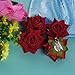 Topbuti 8 Pcs Rose Hair Clip Flower Hairpin Brooch Floral Clips, 2.75