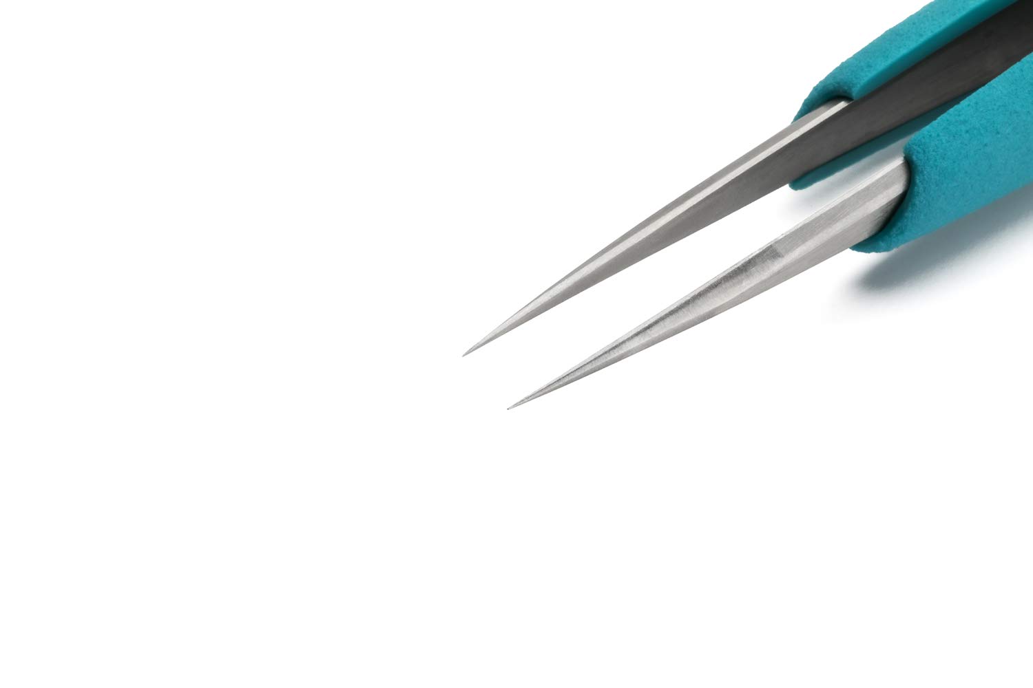 Weller Erem E3CSA Pinzas Ergonómicas de Precisión con Puntas Largas, Rectas Y Puntiagudas