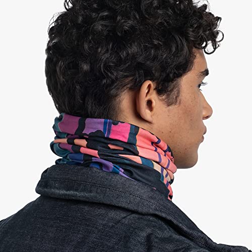 Image of BUFF Original EcoStretch Neck Gaiter, UPF 50 Sun Protection, Breathable, Versatile, Quick Dry, Multi-Colored, Adult Size