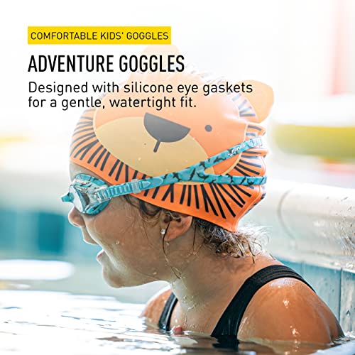 FINIS Adventure Goggles Blue Shark