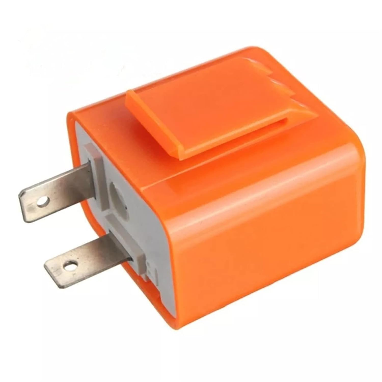 Motorcycle LED Flasher Relay 2 Pin Adjustable Frequency Turn Signals 12V Blinker Indicator Relays for Moto Motorbike Accessories(Black)