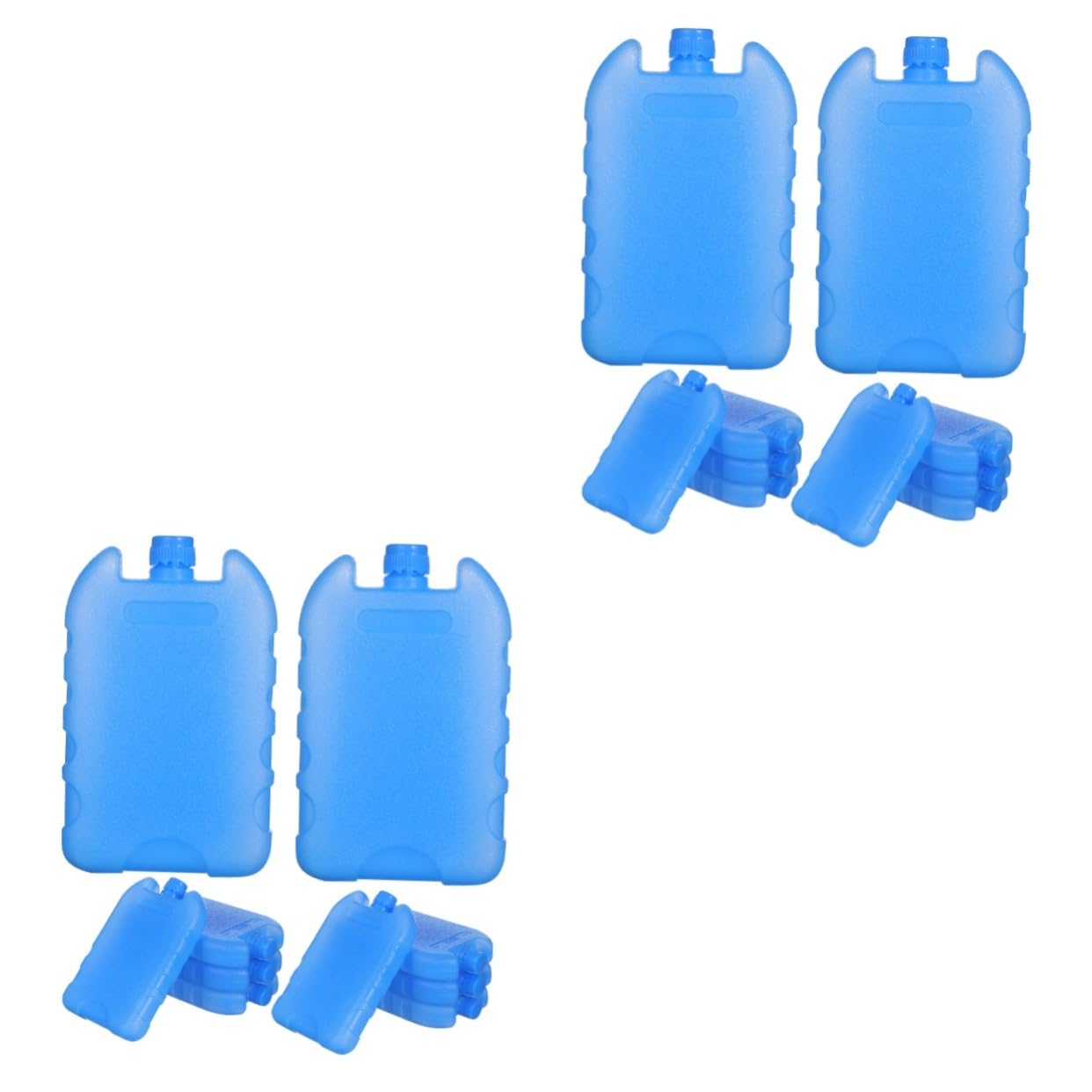 BESTOYARD 20pezzi Pacchetti Ghiaccio Riutilizzabili Per Borse Termiche Ice Packs Per Pranzo Gel Per Congelatore Medie Con Riempimento