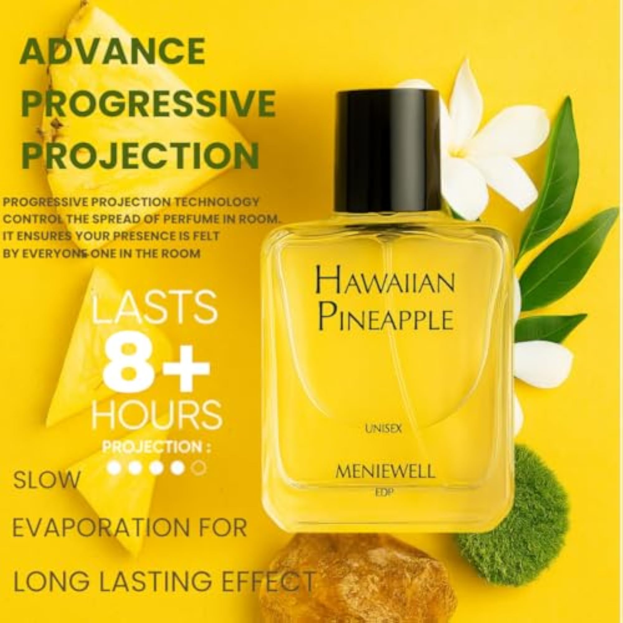 Luxury Hawaiian Pineapple Unisex Eau De Parfum, 50ml