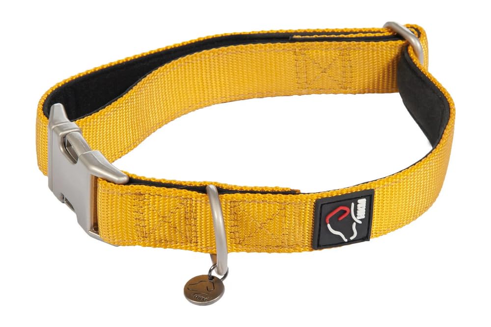 Collier pour chien HKM ANAM Cara jaune pour illuminer vos promenades en forêt