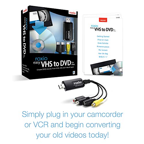 Roxio Easy VHS to DVD for Mac | VHS, Hi8, V8 Video to DVD or Digital Converter [Mac Disc] - Thumbnail 4