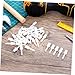 Luxshiny 60pcs Repair Shutter Repair Screen Repair Tool Tools for Wood Plastic Repair Kit Spring Loaded Repair Window Shutters Shutter Replacement Parts Plastic Shutter Replacement Pin