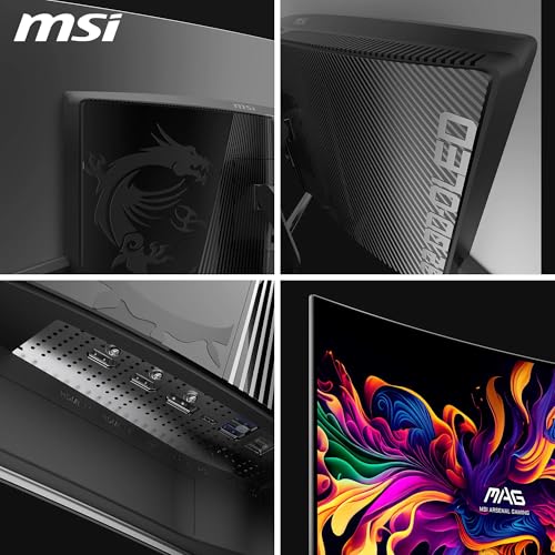MSI MPG 321CURX QD-OLED 32″ 4K Curved 240Hz Gaming Monitor - Afbeelding 5