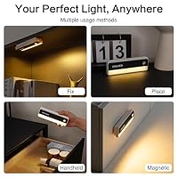 2 Pack Motion Sensor Lights Indoor, 1800mAh Motion Activated Night Light — image 5
