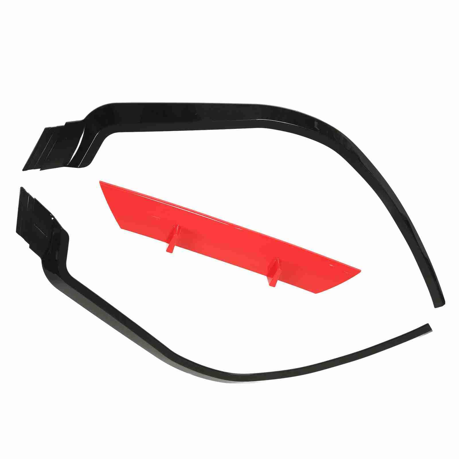 Przedni Separator Zderzaka, ABS Spoiler Przedni 114 Cm, 3 Części,