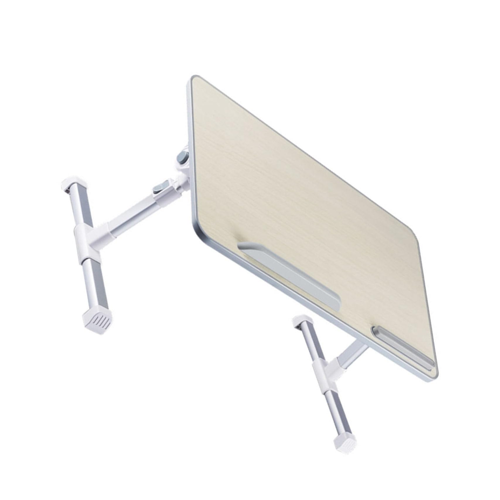 Table d'ordinateur pliable pour petit espace et studio étudiant beige