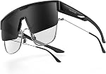 Lamicall Polarized Fit Over Glasses Sunglasses - Universal UV400 Protection for Men Women, Oversized Sun glasses