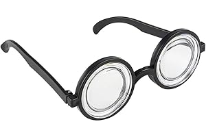 Rhode Island Novelty: Comically Oversized, 5.5" Thick Nerd Glasses, Perfect for Wacky...