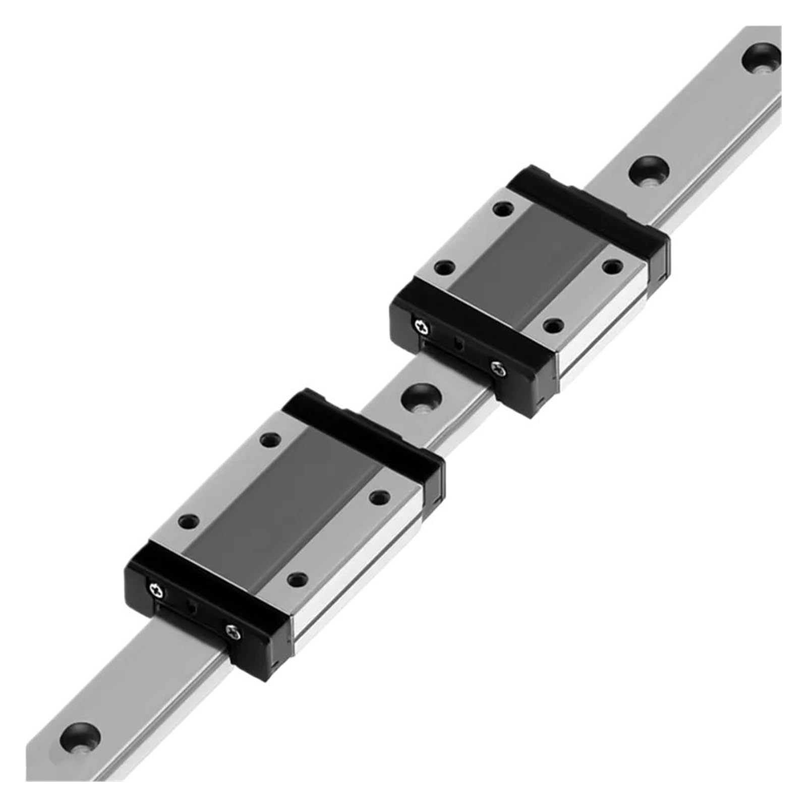 MGN9H 1-550mm 1 sztuka prowadnica liniowa MGN z 2 wózkami MGN czarne (100 mm)