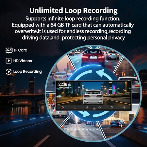 Image of Largest 11.5 inch Wireless CarPlay Screen for Car, A-pple CarPlay & Android Auto HD Touchscreen with 4K Dash Cam /1080P Backup Camera /Navigation /Bluetooth /Voice Control /FM /Mirror Link,for All Vehicles