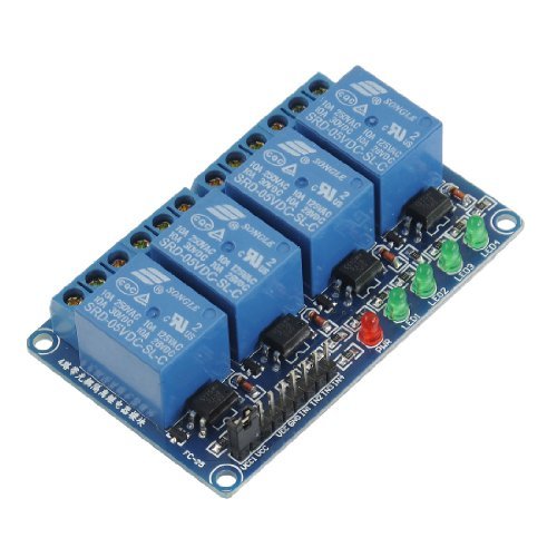 ELECTROPRIME 5V DC 4 Channel Indicator Light Optocoupler Driver Relay