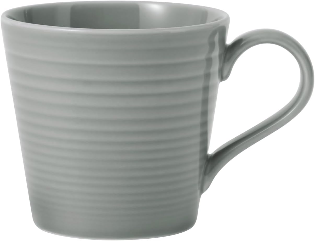 Royal Doulton Exclusively for Gordon Ramsay Maze Dark Grey Mug, Set of 4
