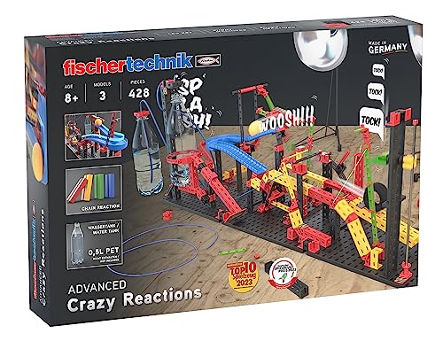 fischertechnik Crazy Reactions 569018 – Bausatz mit Seilzug, Hebel &...