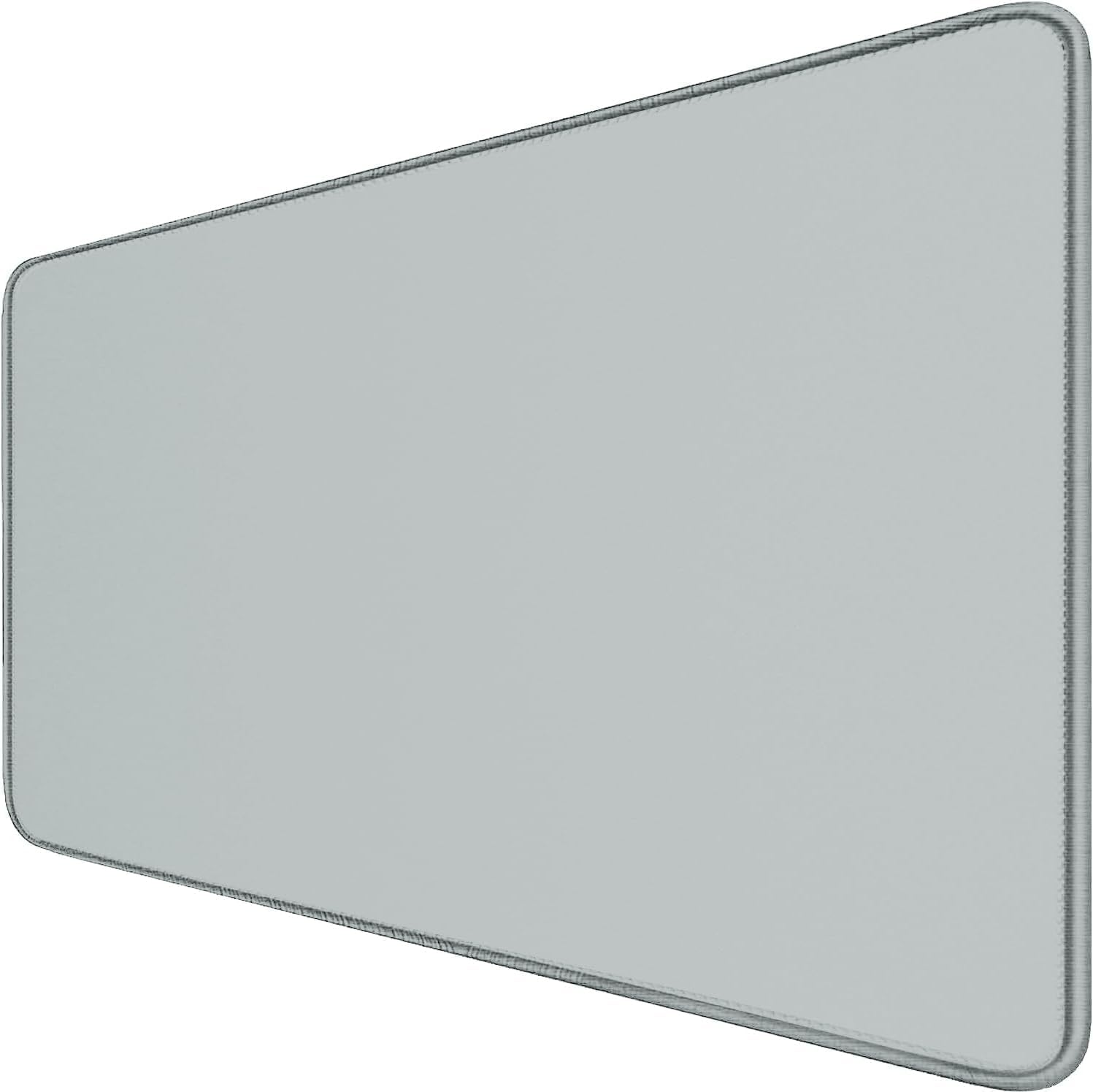 Large Extended Gaming Mouse Pad with Stitched Edges, 47.3 X 23.6 in Desk Pad Durable Non-Slip Natural Rubber Base, Waterproof Computer Keyboard Mat for Esports Pros, Gamer, Desktop, Grey