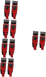 Vaguelly 10 Peças Fivela De Cinta De Queixo Capacetes De Motocicleta Acessórios De Motocicleta Peças De Capacete Kit De Fivela De Liberação Rápida Acessórios De Capacete De Motocicleta