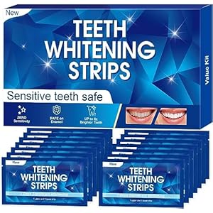Tandenbleekkits Premium Whitening Strips – Witte Tanden met Innovatieve Formule, 28 Strips (14 Boven + 14 Onder)
