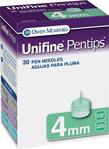 Owen Mumford Unifine Pentips (6mm X 31G), 30 Count