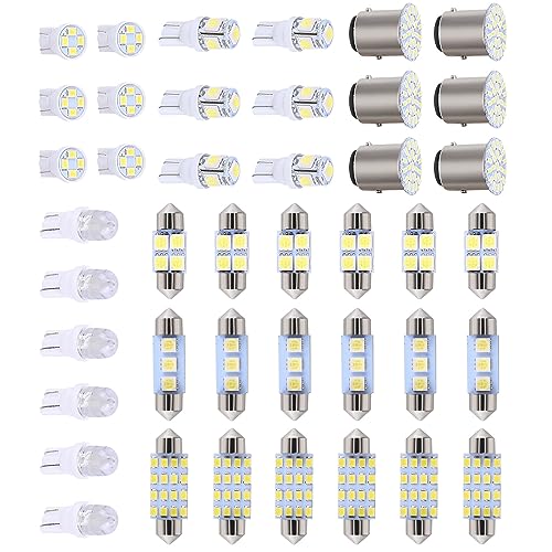 Set 42 Bombillas LED para Auto 6500K Luz Blanca miniatura 1