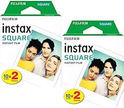 Fujifilm Instax SQUARE Film Bundle Pack (40 Shots) + FREE Wall Album