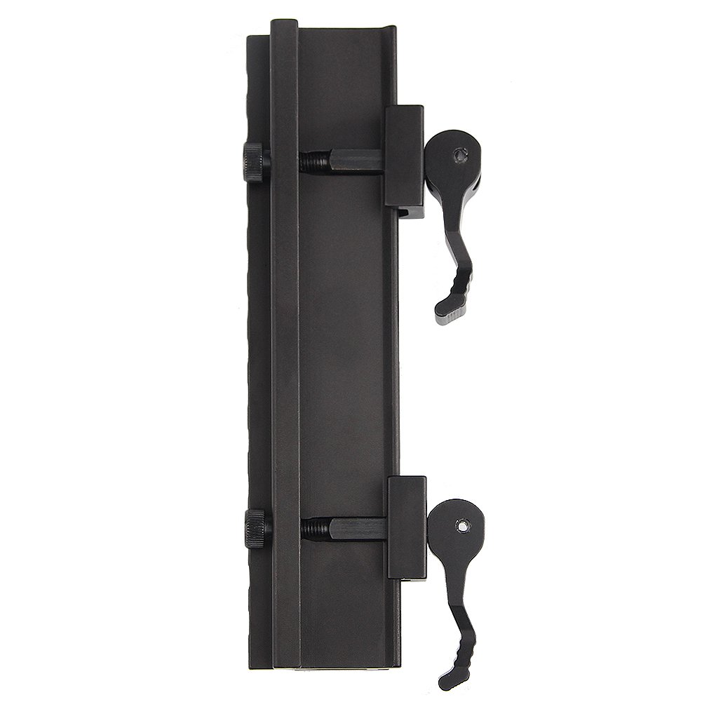 Taktyczna szyna Picatinny Riser Mount Rails Dual 90 i 45 stopni Quick Release Detach 13-slot średni profil do celownika punktowego Red Dot Scope Wyposażenie Optics