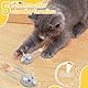 SGZIOO 2 Stück Katzenspielzeug Maus Elektrisch, Elektrische Maus für Katzen mit Federschwanz, Katzenspielzeug Selbstbeschäftigung, USB Wiederaufladbares Magic Maus Katze für Kleine Katze im Drinnen
