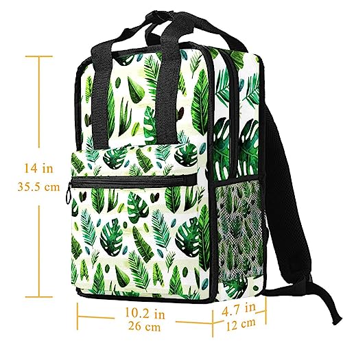 Sac à dos garçons imprimé jungle verte pour grandir libre - 5