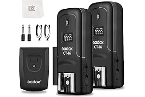 Godox CT-16 Wireless Radio Flash Trigger Receiver Kit, Compatible with Canon Nikon...