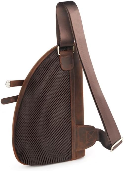 Men's Multi Functional Crossbody Backpack for Casual Commuting Single Shoulder Bag