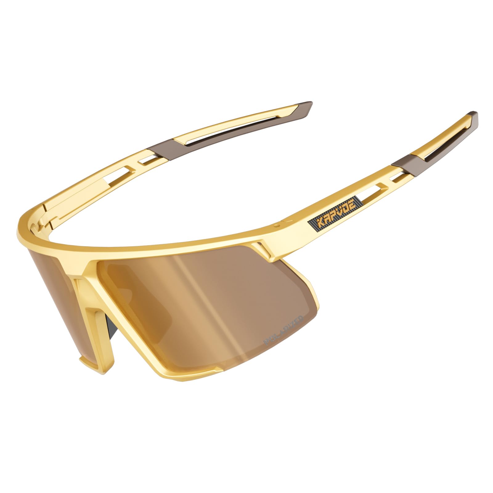 KAPVOE Polarized Cycling Glasses Sports Sunglasses Women Men Bicycle MTB UV400 Protection Running Mountain Bike Baseball Biking Goggles Riding BMX Fishing Running Riding Golf Driving Softball 11