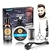 Produktbild DYD Bartwachstumsset mit Bartschutz, 7 Bart Schnelles Wachstum und Verdickung, Bartwachstum Serum Öl, Bartbalsam, Bart Derma Roller, Bartkamm, Bartschere, Bartpflege Set Geschenkset für Männer