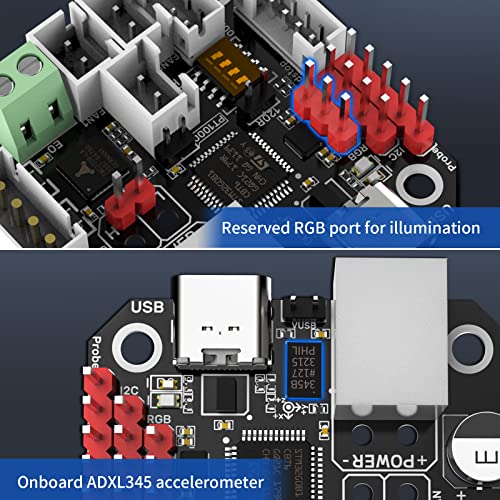 Image of BIGTREETECH EBB42 CAN Bus with MAX31865 Adapter Board Hot End PCB Board Filament Break Blockage Detection for 42 Stepper Motor Extruder Nozzle Head Tool for Blv Ender 3 for Klipper Support PT1000
