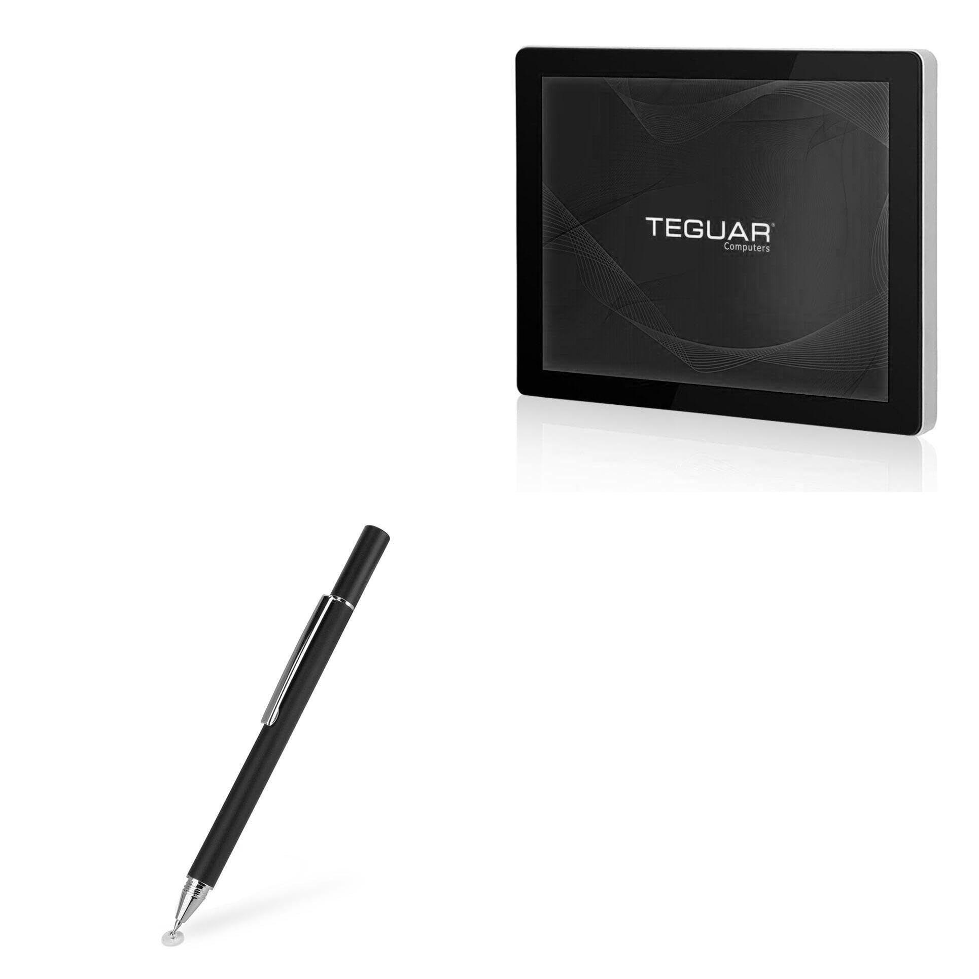 BoxWave Stylus Pen Compatible with Teguar TP-4040-19 - FineTouch Capacitive Stylus, Super Precise Stylus Pen - Jet Black