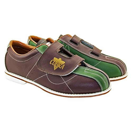 Ladies TCR3V Cobra Rental Bowling ShoesBrown/Green 5 1/2