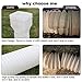plusgutter White-2pack Rain Gutter Downspout Extensions Flexible, Drain Downspout Extender,Down Spout Drain Extender, Gutter Connector Rainwater Drainage,Extendable from 21 to 68 Inches