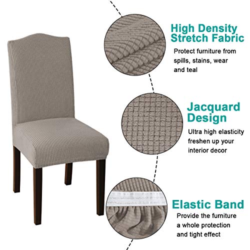 image for Turquoize Chair Covers for Dining Room Dining Chair Covers Set of 4 St