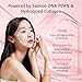 Salmon DNA PDRN Collagen Face Mask – Korean Skincare Hydrogel Overnight Collagen Face Mask for Glass Skin – Lifting, Firming, Moisturizing & Pore Refining – 4 Jelly Masks for Women and Men