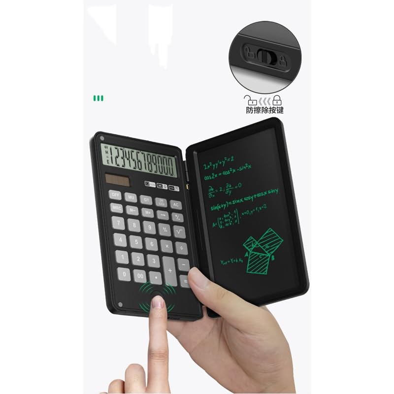 Calculatrice de bureau financier avec affichage 12 bits et tablette - 4