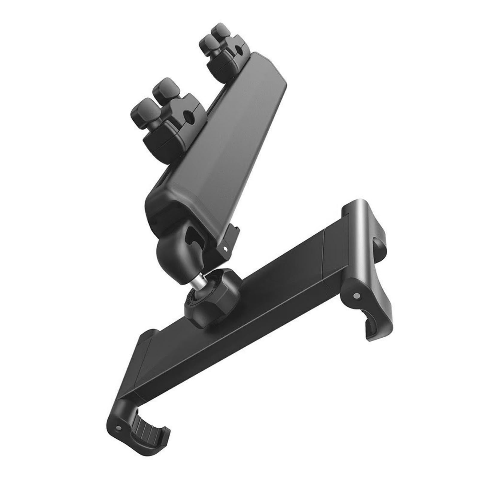 Supporto Universale per Tablet per poggiatesta Regolabile per Auto, con Rotazione 360 Gradi, Testa a per saldamente Dispositivo Durante Viaggio, Supporto per Tablet Regolabile