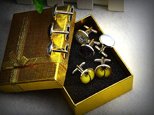 Gemelos de guitarra personalizados para hombre miniatura 2
