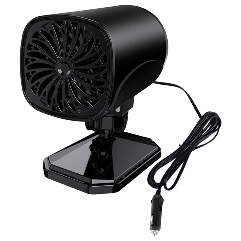 ATORSE® Car Heater Heating And Cooling Fan Automobile Windscreen Fan 12V Black-picture-27