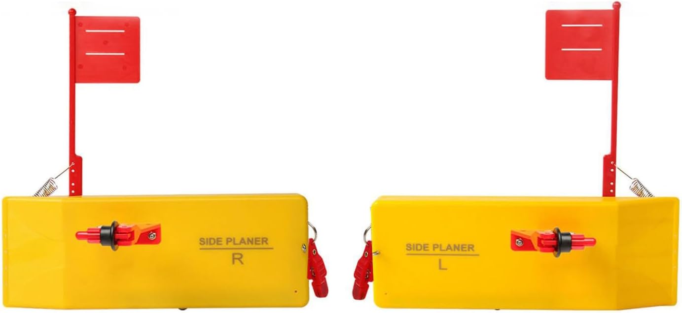 Planer Board for Fishing, Fishing Tool Fishing in Line Side Clip Medium Side Planer Board Quick Grip Snap Release for Trolling Boat Fishing Towing, Inshore Offshore Trolling Dragging