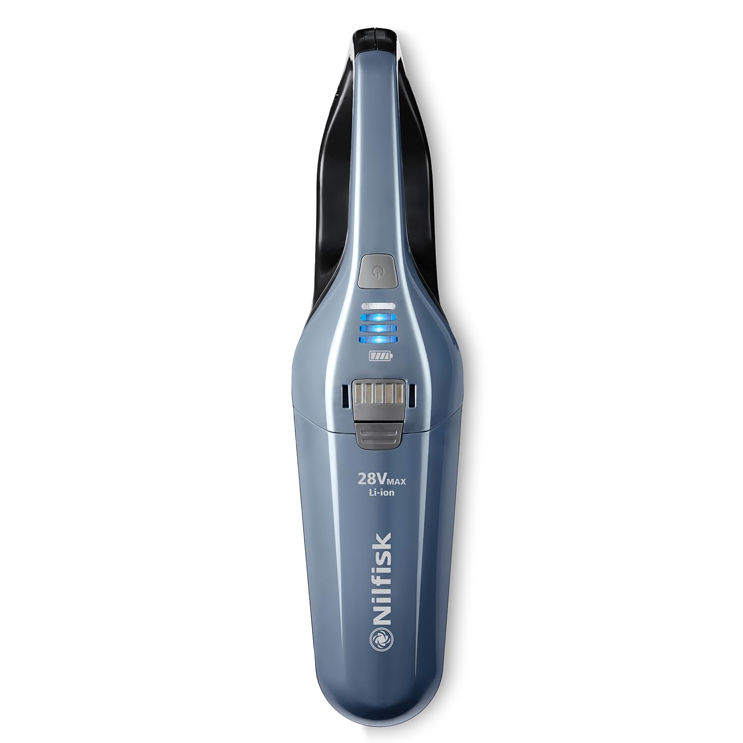 Nilfisk Aspiradora de Mano Quick - Aspirador sin Cable y sin Bolsa - Azul (28 V)