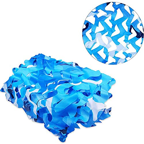 Filet de camouflage bleu marine épais contre la chaleur sur puits de lumière
